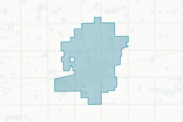City of Wauseon — detail map
