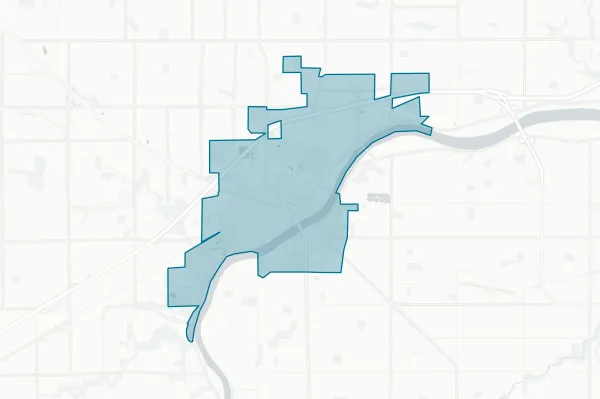 City of Napoleon — detail map