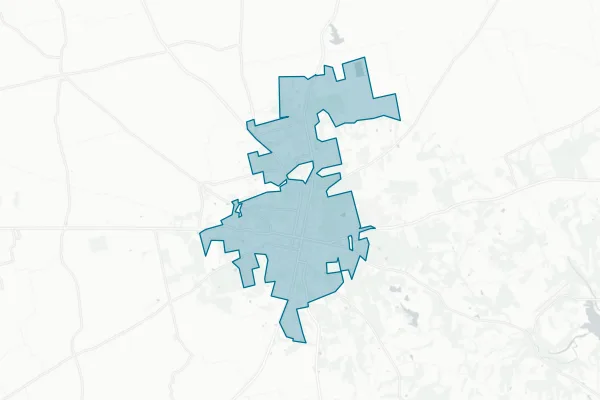 City of Hillsboro — detail map