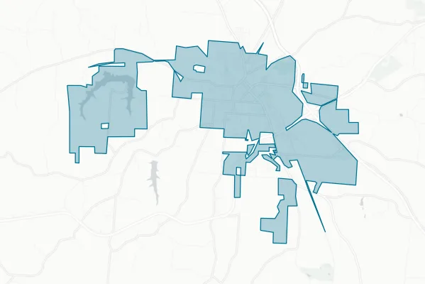 City of Jackson — detail map