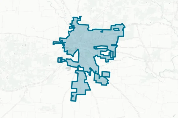 City of Mount Vernon — detail map