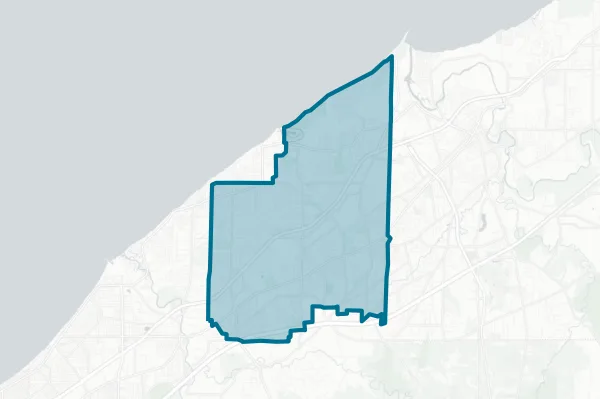 City of Mentor — detail map