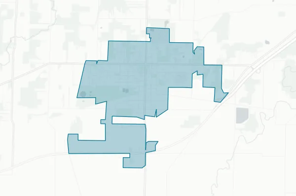 City of Oberlin — detail map