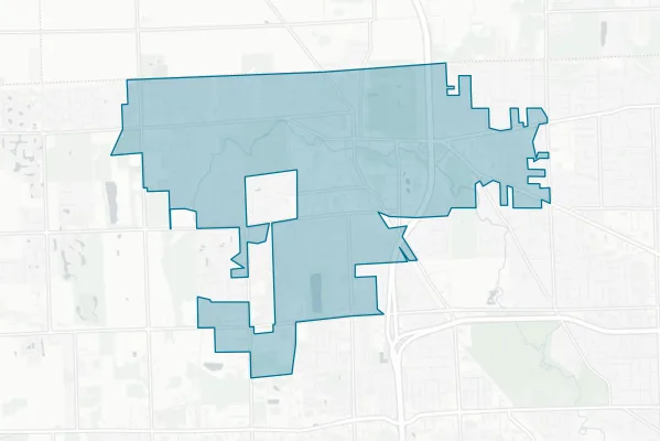 City of Sylvania — detail map