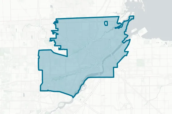 City of Toledo — detail map