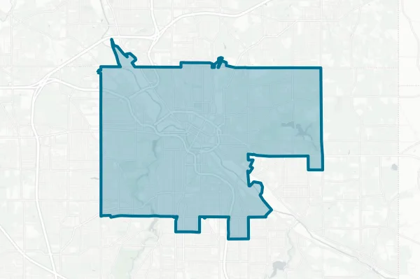 City of Youngstown — detail map