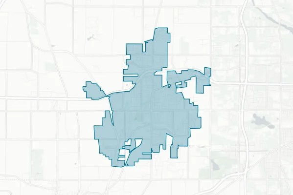 City of Wadsworth — detail map