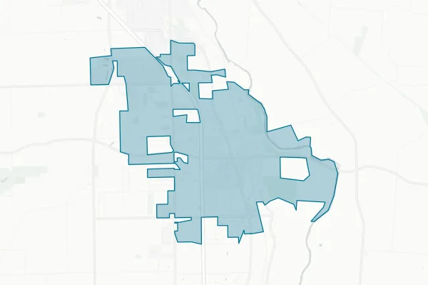 City of Tipp City — detail map