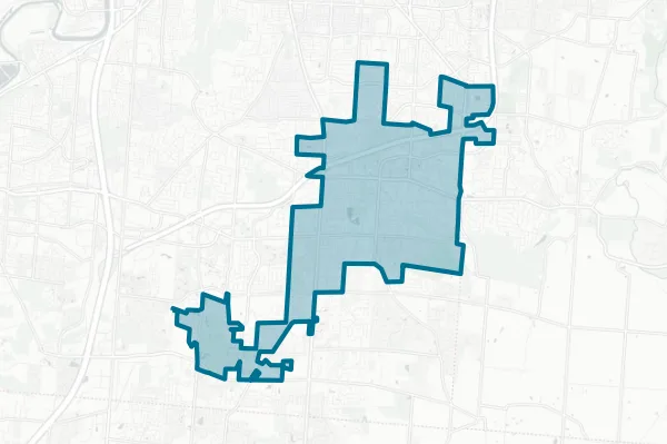City of Centerville — detail map