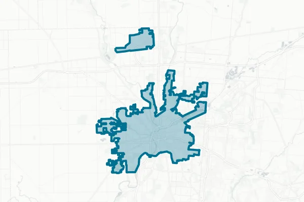 City of Dayton — detail map