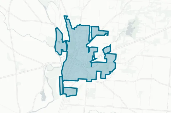 City of Circleville — detail map
