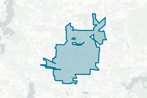 City of Ravenna — detail map