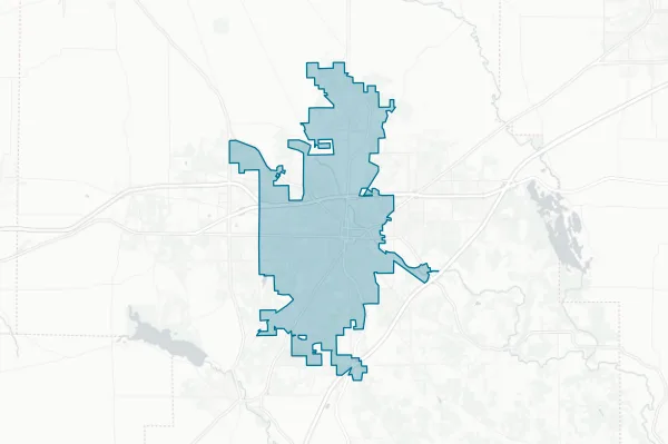City of Mansfield — detail map