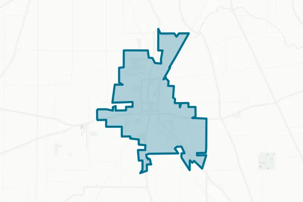 City of Shelby — detail map