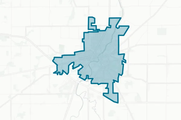 City of Tiffin — detail map