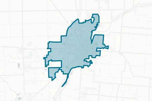 City of Sidney — detail map