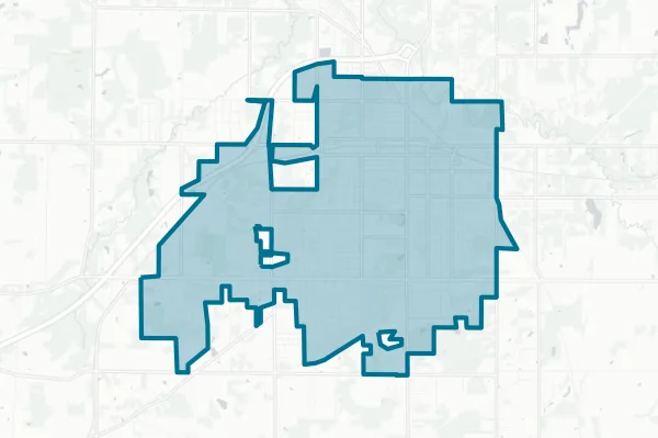 City of Alliance — detail map
