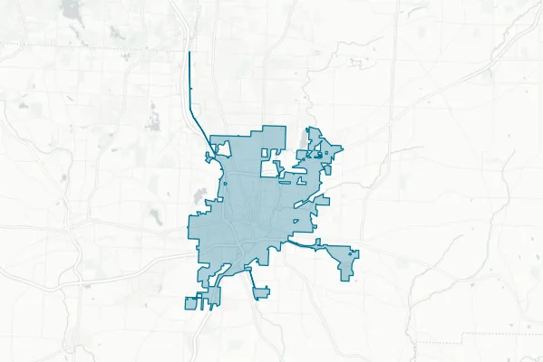 City of Canton — detail map