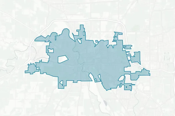 City of Warren — detail map