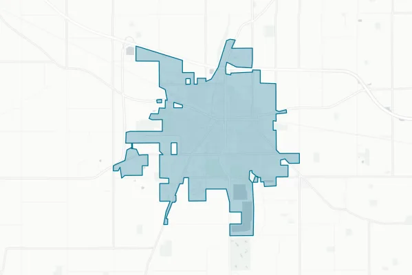 City of Van Wert — detail map