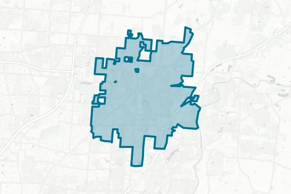 City of Mason — detail map
