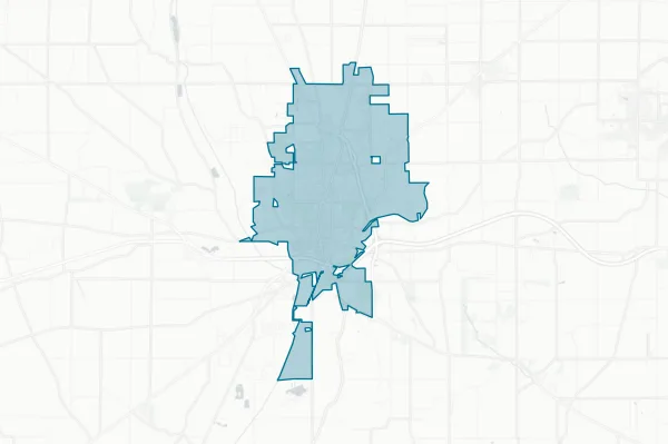 City of Wooster — detail map