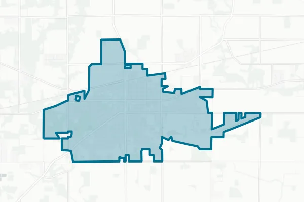 City of Bryan — detail map