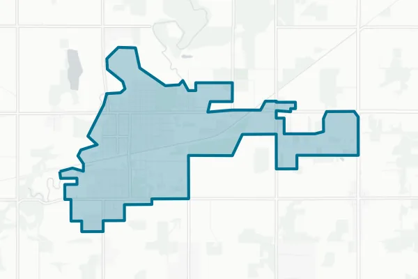 Village of Montpelier — detail map