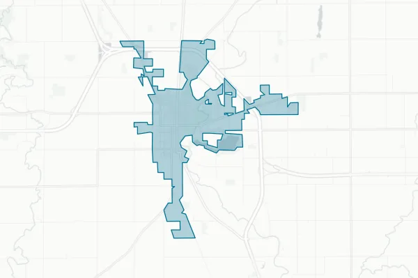 City of Upper Sandusky — detail map
