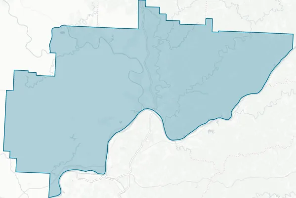 Mental Health, Drug and Alcohol Services Board of Logan and Champaign Counties — detail map