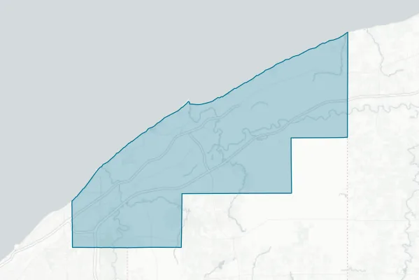 Lake County — detail map