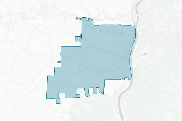 Bellaire Local School District — detail map