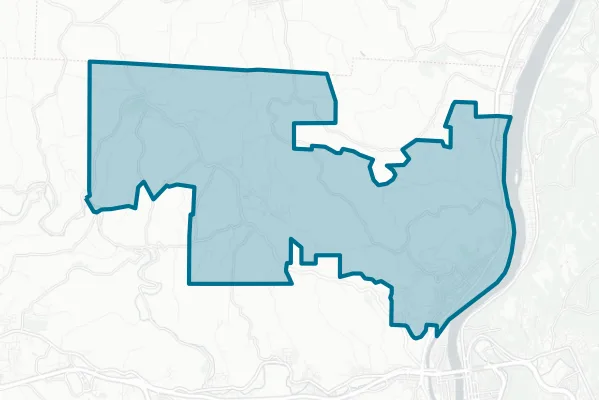Martins Ferry City School District — detail map