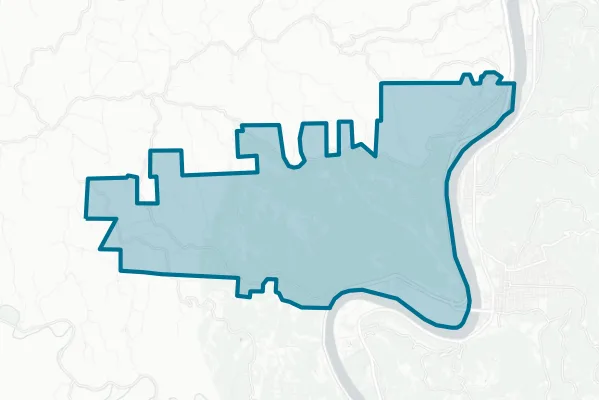 Shadyside Local School District — detail map