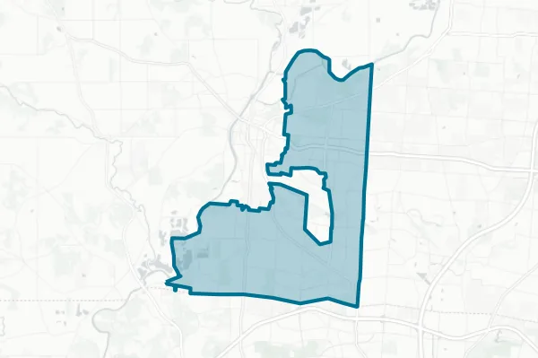 Fairfield City School District — detail map