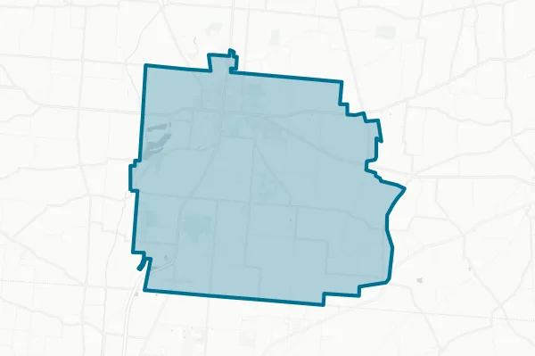 Urbana City School District — detail map