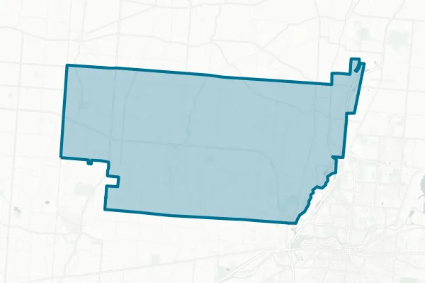 Northwestern Local School District — detail map