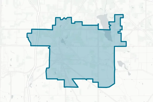 Columbiana Exempted Village School District — detail map