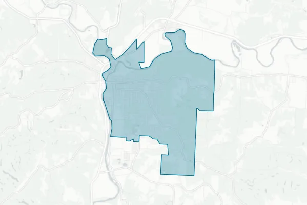 Coshocton City School District — detail map