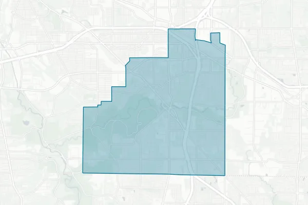 Bedford City School District — detail map