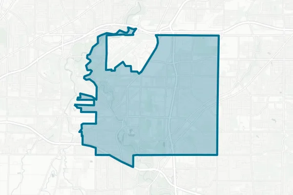 Berea City School District — detail map