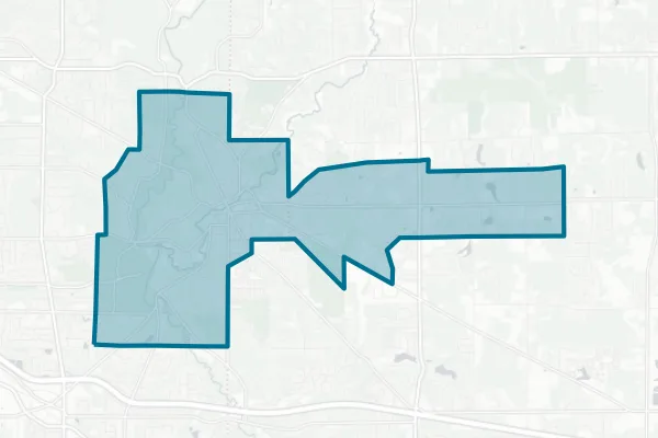 Chagrin Falls Exempted Village School District — detail map
