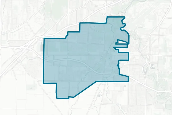 Olmsted Falls City School District — detail map
