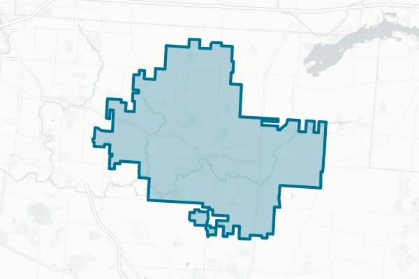Liberty Union-thurston Local School District — detail map
