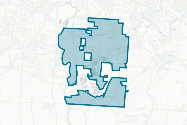Hamilton Local School District — detail map
