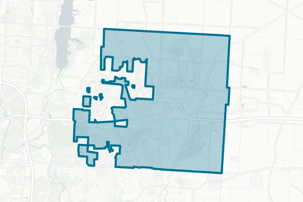 New Albany-plain Local School District — detail map