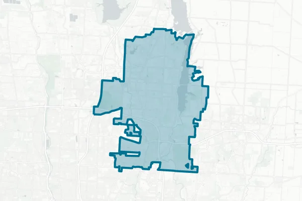 Westerville City School District — detail map
