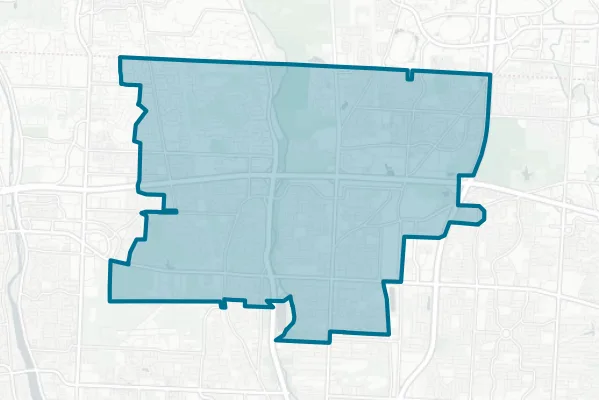 Worthington City School District — detail map