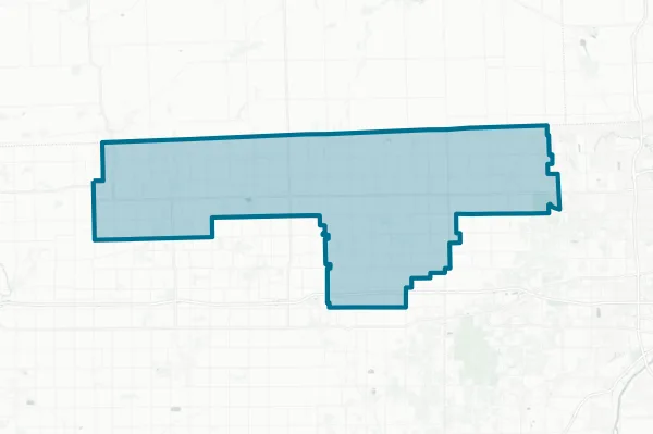 Evergreen Local School District — detail map