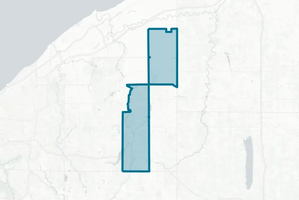 Berkshire Local School District — detail map